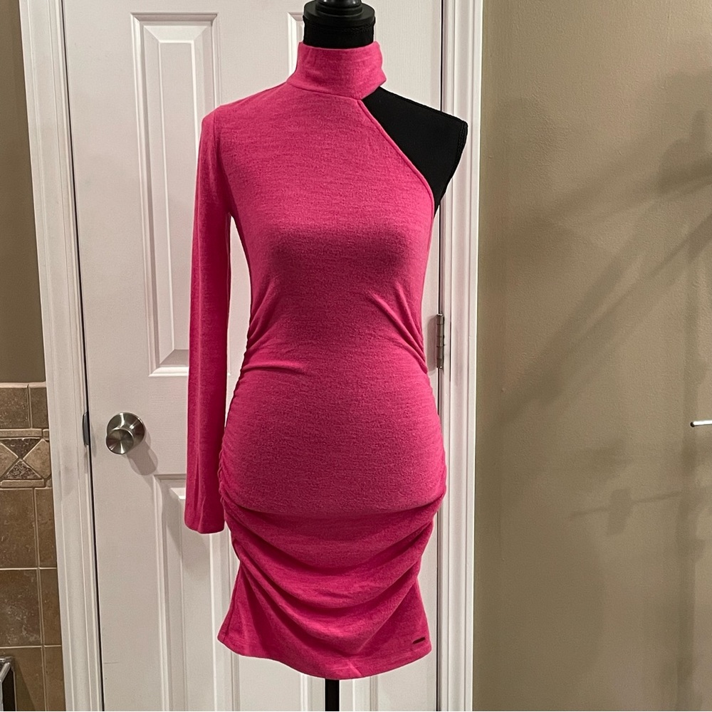 n:Philanthropy Pink Bodycon Cutout Dress - S